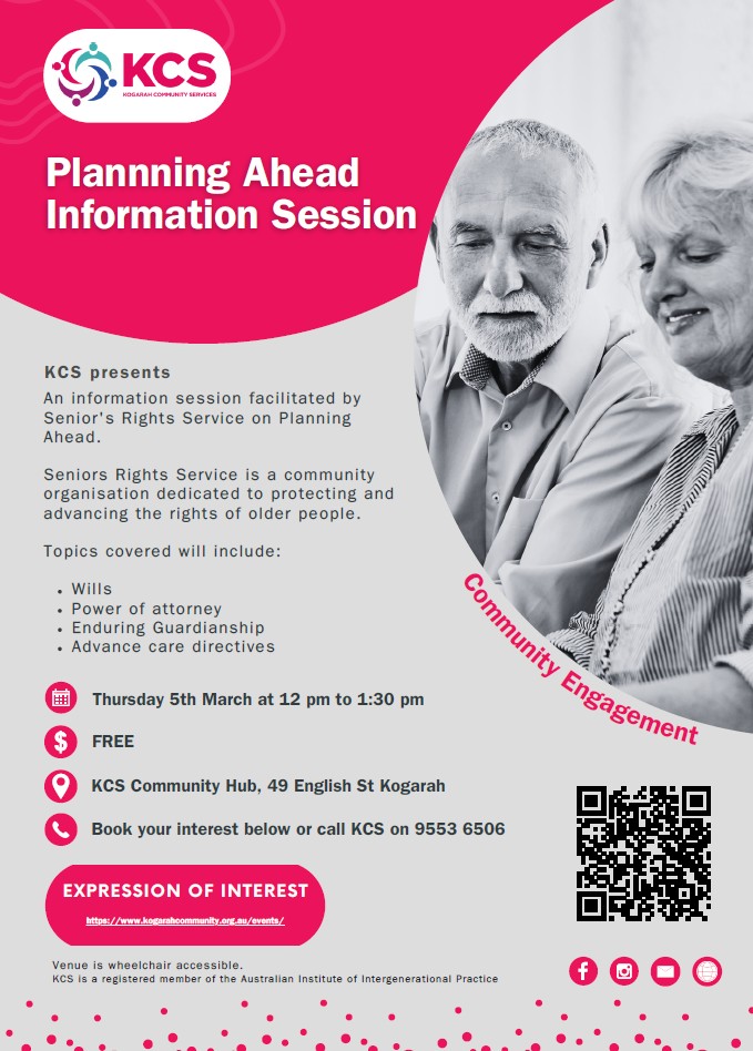 Planning Ahead Information Session