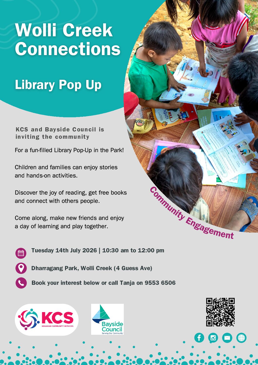 Wolli Creek Library Pop Up in the Park