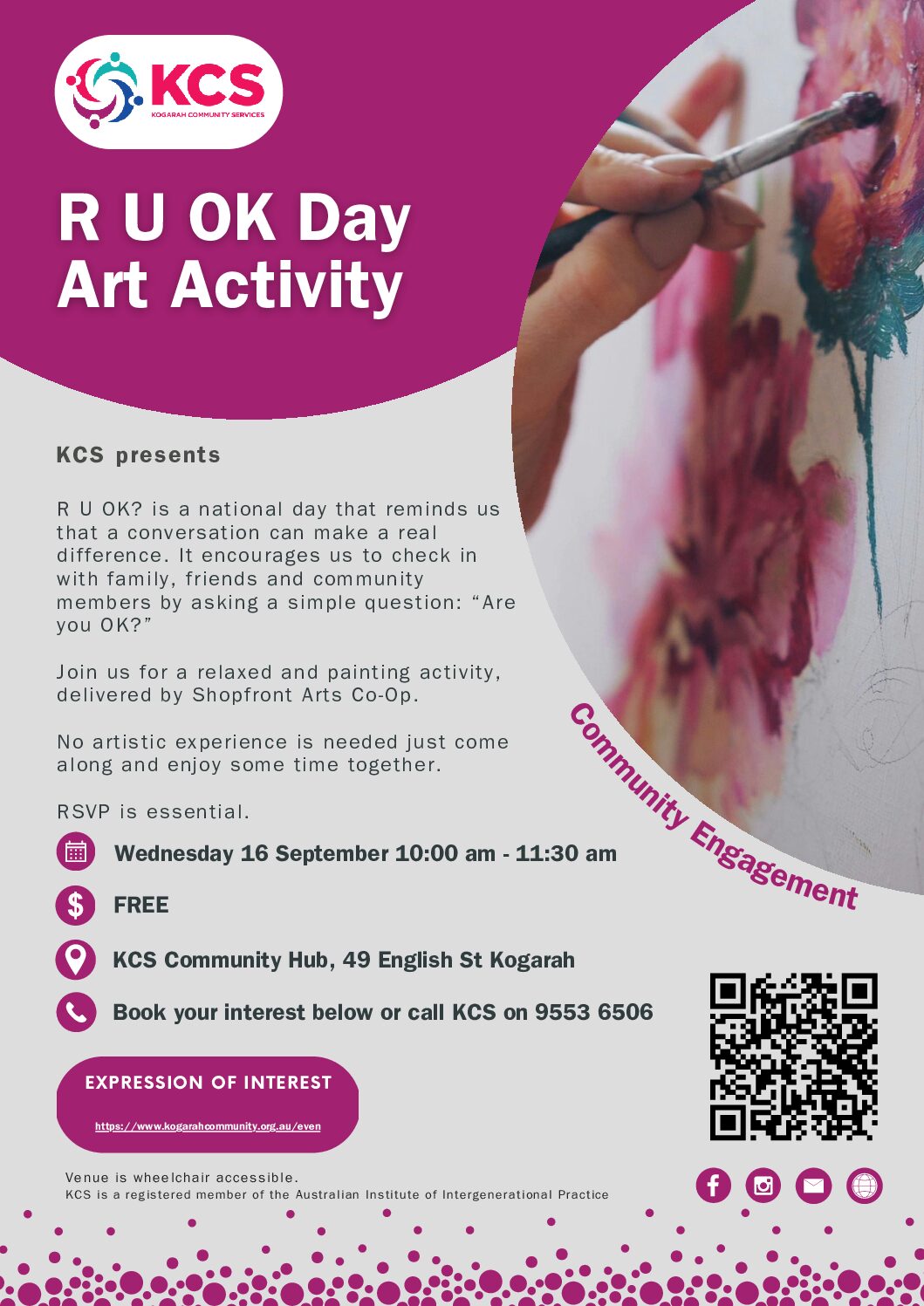 R U OK Event - Art Activity